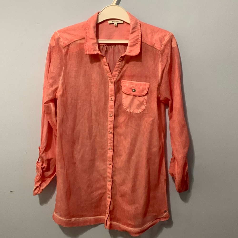 Sandwich sheer top